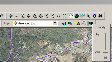 Priority selector in ArcScene