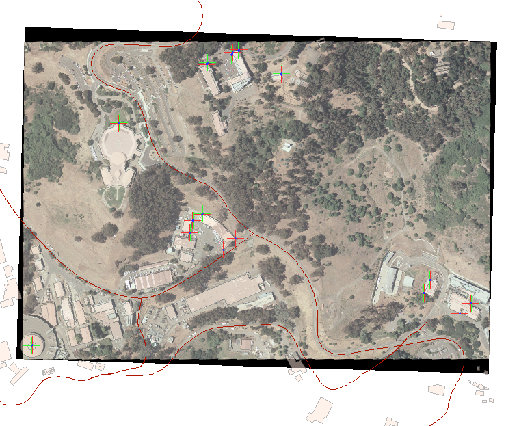Georeferenced image