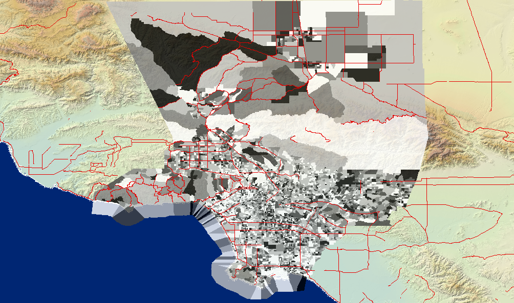 Population of AGE_UNDER5 + AGE_5_17 normalized as percentage of total