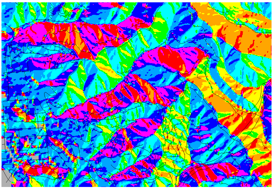 The aspect map