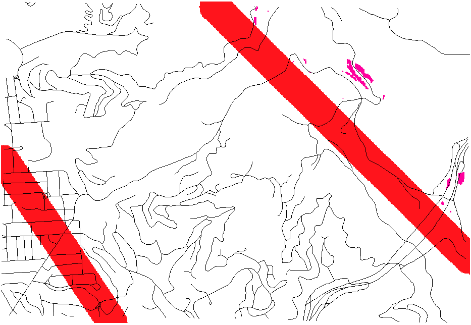 Distance to faults dialog box